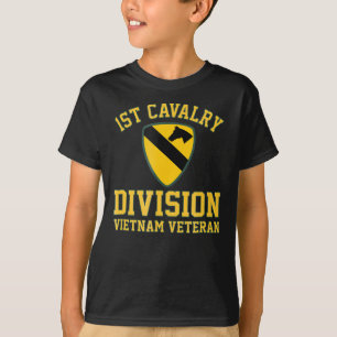 1rua Divisão de Cavalaria Vietnã Camisa Veterana