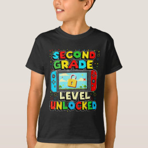 2º ano desbloqueado Camisas engraçadas de jogadore