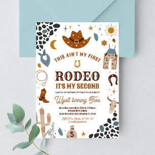 2º Convite de Aniversário de Cowboy do Rodeio Sudo