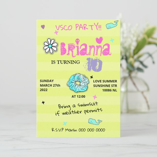 2005 Tema de tendência de vsco do partido de adole (Em pé/Frente)