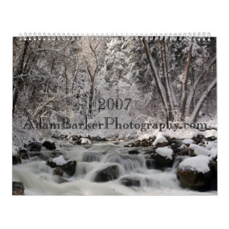 2007 calendários cénicos AdamBarkerPhotography.com