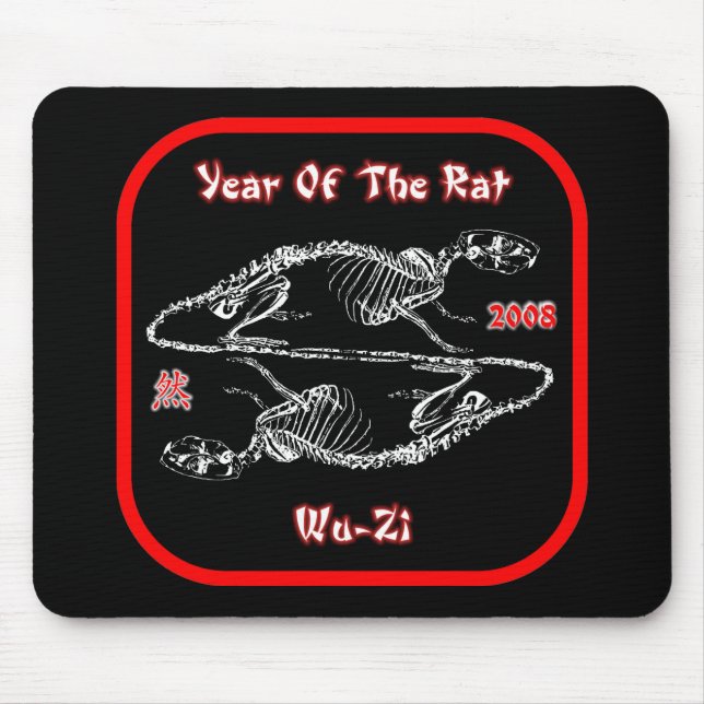 2008 anos do rato Mousepad (Frente)