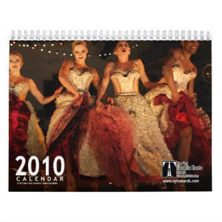 2010 concede o calendário de parede