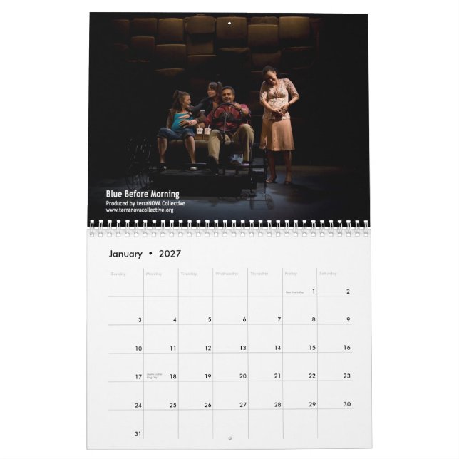 2010 concede o calendário de parede (Jan 2027)
