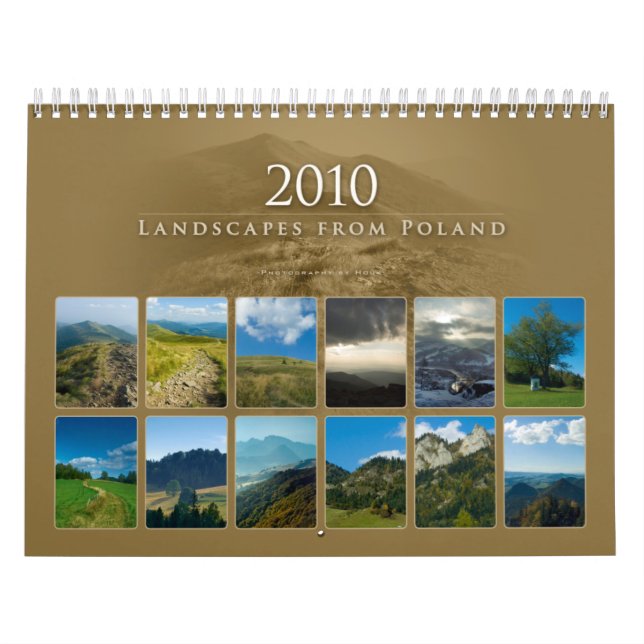 2010 paisagens do Polônia - calendário (Capa)