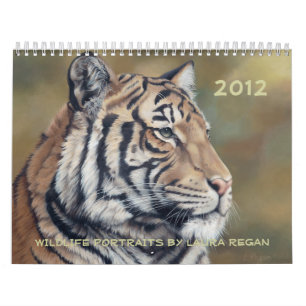 2012 calendário da arte dos animais selvagens de