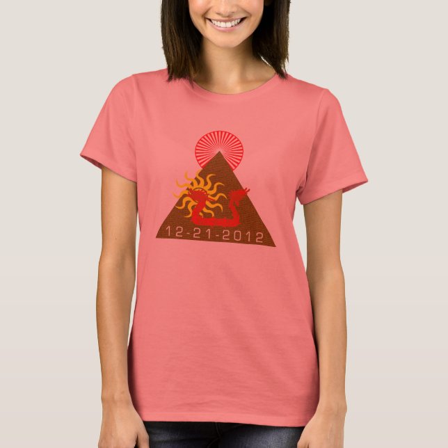 2012 Camisas T-Shirts Roupa "Mayan Kukulkan" (Frente)