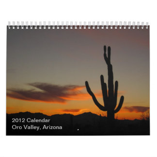 2012 vale de Oro, calendário da arizona