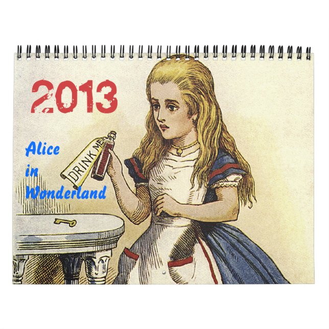 2013 Alice no Calendário das Maravilhas (Capa)
