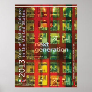 2013 Ano da Cultura Italiana Poster