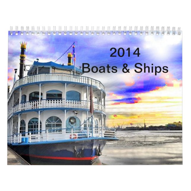 2014 barcos e navios do calendário (Capa)
