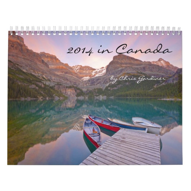 2014 calendário de 12 meses em Canadá Scenics (Capa)