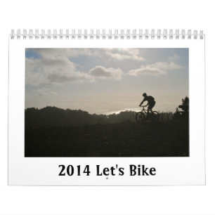 2014 deixe-nos Bike o calendário