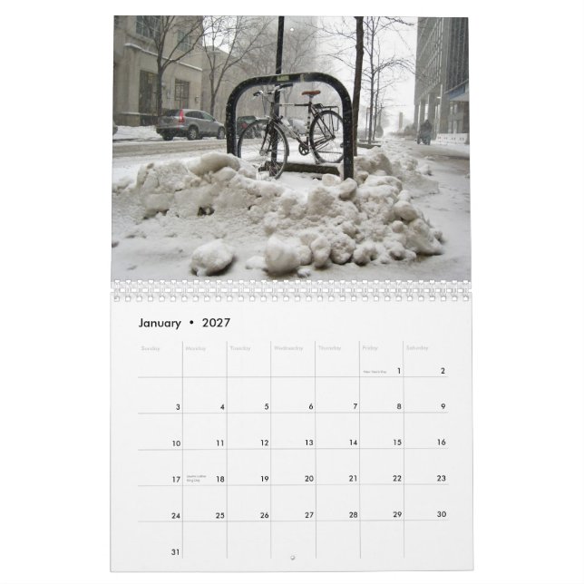 2014 deixe-nos Bike o calendário (Jan 2027)