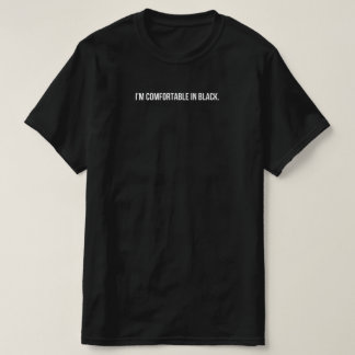 2014 Estética - Camiseta preta sou confortável
