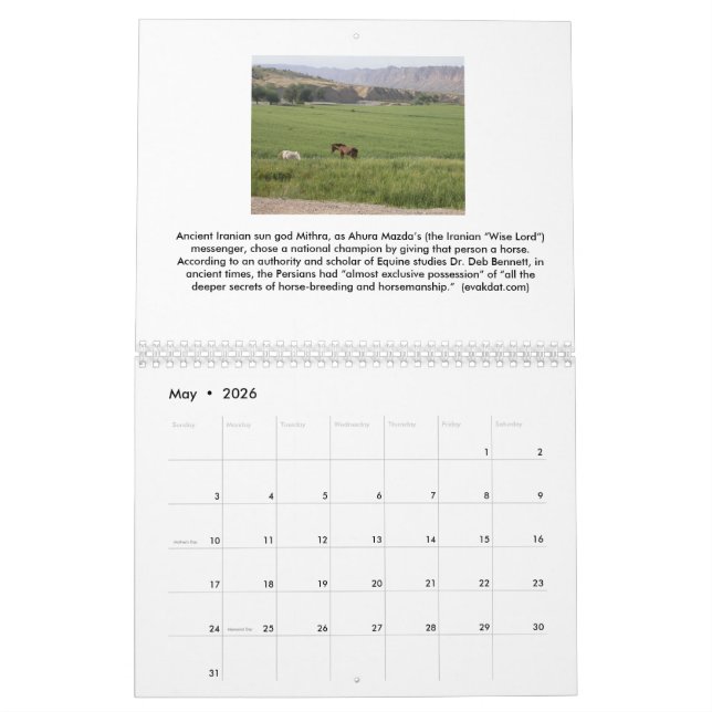 2016 calendário - artes iranianas (Maio 2026)