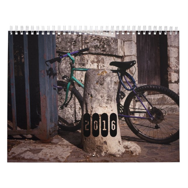 2016 calendário - bicicletas (Capa)
