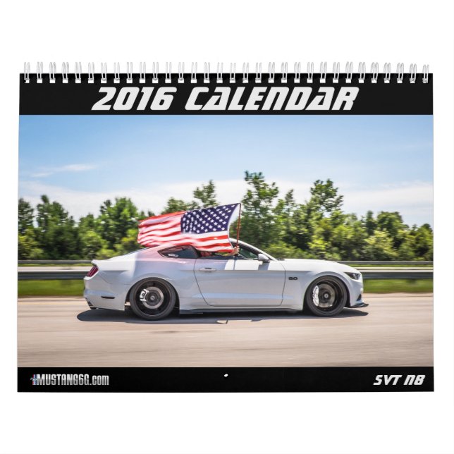 2016 calendário do mustang - mustang6.com (Capa)