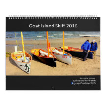 2016 calendário do Skiff da ilha da cabra - 2017