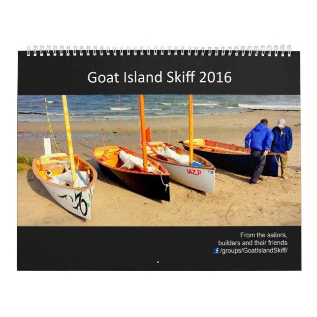 2016 calendário do Skiff da ilha da cabra - 2017 (Capa)