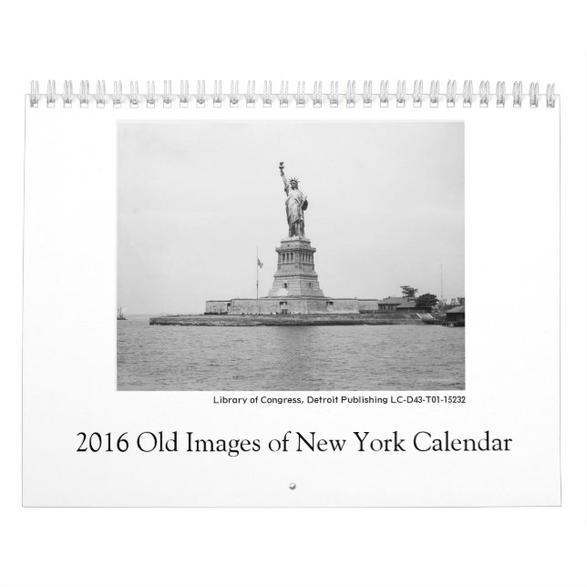 2016 imagens velhas do calendário de New York (Capa)