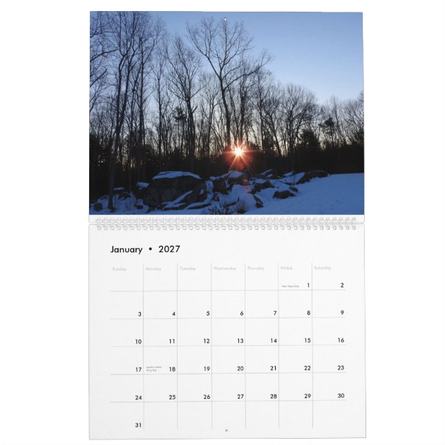 2017 calendário - natureza de New Hampshire por (Jan 2027)