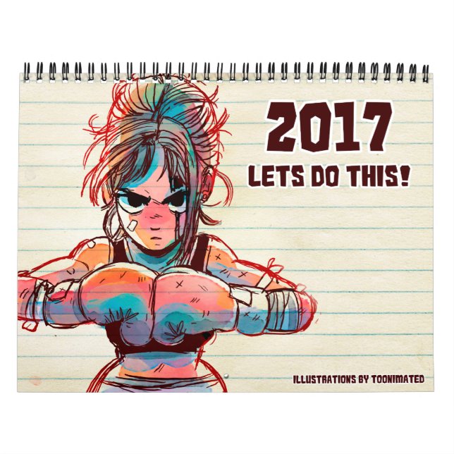 2017 "O Vamos Faz Isto!" Calendário (Capa)