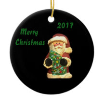 2017 PAPAIS NOEIS COM O ORNAMENTO DO COLETOR DO