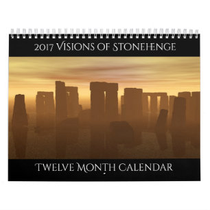 2017 visões do calendário de Stonehenge