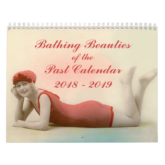 2018 - 2019 belezas de banho do calendário passado (Capa)