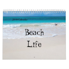 2018 calendário de doze meses - várias cenas da