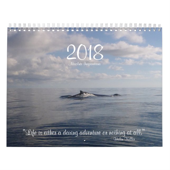 2018 fotos inspiradas do calendário com citações (Capa)