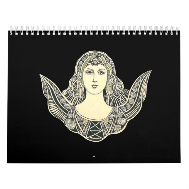 2019 cheios do calendário dos anjos (Capa)