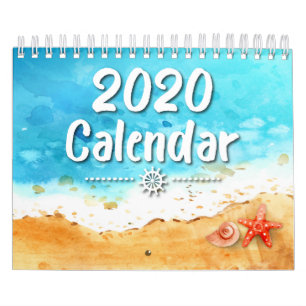 2020 Calendário de Vida do Oceano Aquoso
