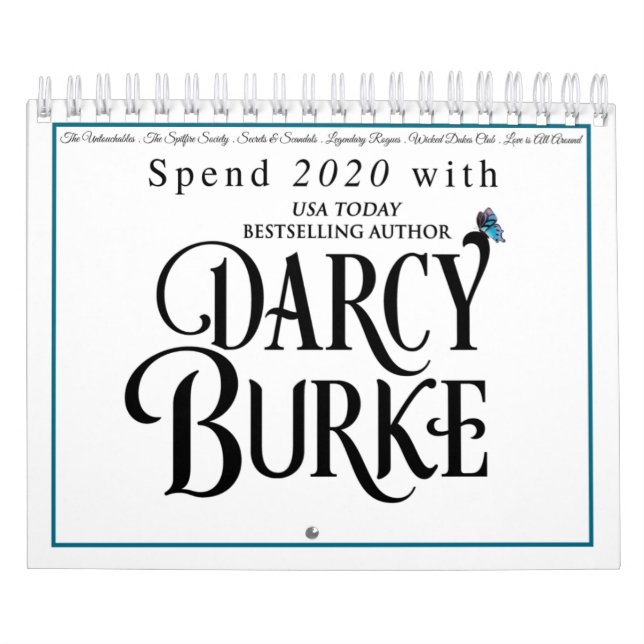 2020 Calendário Histórico de Romance de Darcy Burk (Capa)
