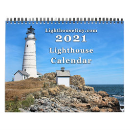 2021 LighthouseGuy.com Calendário do farol