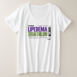 2021 Lipedema Triathlon - Camisa de Tamanho Mais