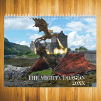 2021 O Poderoso Dragão Qualquer Calendário Fantasi