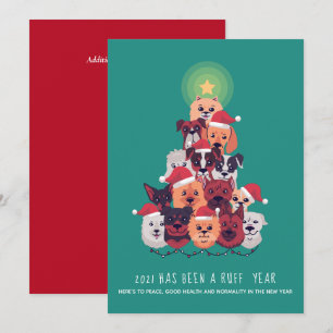 2021 Tem sido uma árvore de Natal do CACHORRO do