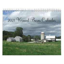 2021 Vermont Barns - Calendário