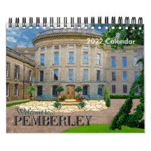 2022 Calendário interior "Pemberley"