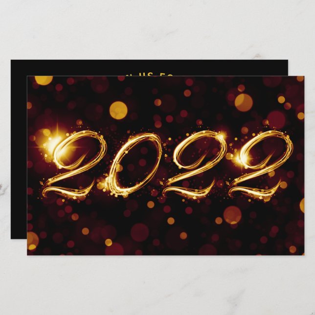 2022 (luzes bokeh) (Frente/Verso)