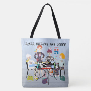 2022 Mitzvah Mah Jongg Tote Bag