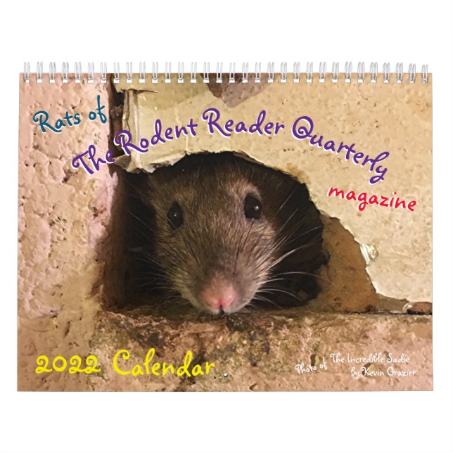 2022 Ratos do Calendário do Rodent Reader  (Capa)