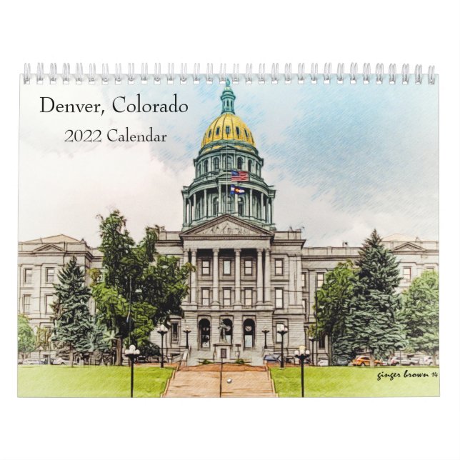 2022 Vislumbre do Centro Denver, Calendário do Col (Capa)