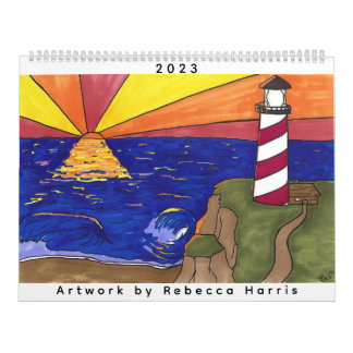 2023 A Coleção de Calendário de Trabalho de arte