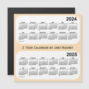 2024-2025 Calendário de 2 anos para Trigo por Janz