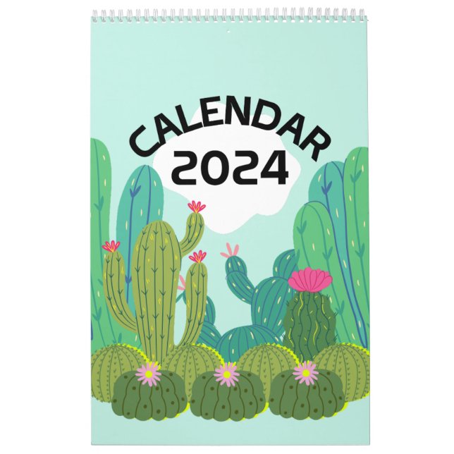 2024 Calendário do Paraíso em Cactos (Capa)