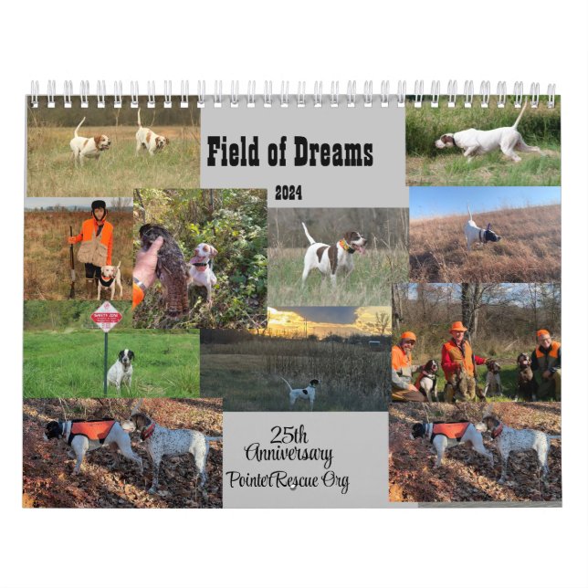 2024 Campo de Sonhos Calendário de Caça-Aves (Capa)