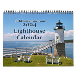 2024 LighthouseGuy.com Calendário do farol